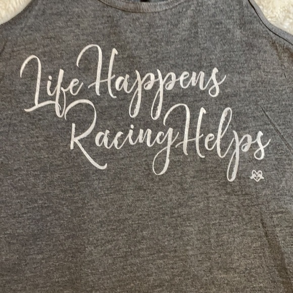 Life Happens, Racing Helps Tank Top‎ - Picture 2 of 6